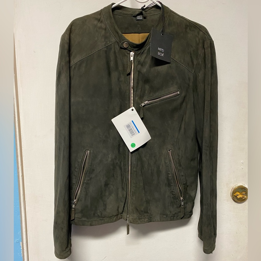 MPD BOX Leather Suede Jacket small - Picture 3 of 9